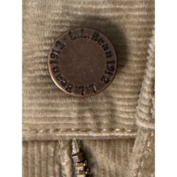 LL Bean Skirt Women's Light Brown Corduroy Retro 5 Pocket Style Size 10 Petite - Picture 12 of 12